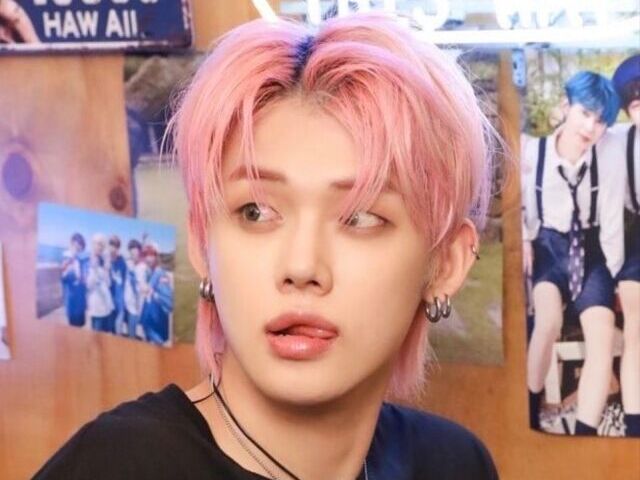 Pink hair do Yeonjun