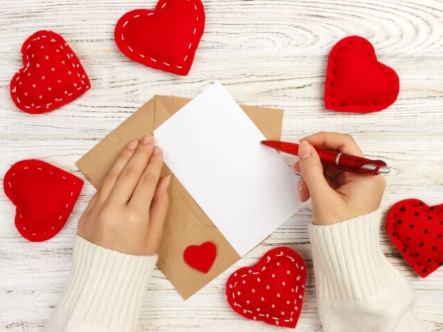 Simple yet meaningful gifts, such as handmade letters, boxes of chocolate or a cute simple dinner.