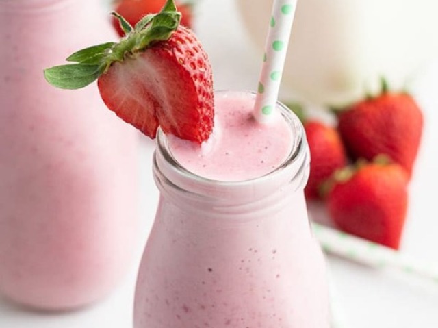 smoothie de morango