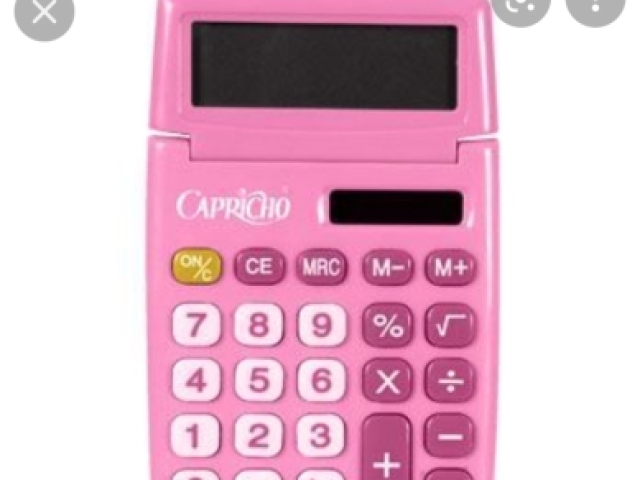 Calculadora rosa