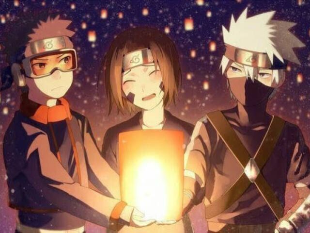 Kakashi, Obito e Rin.