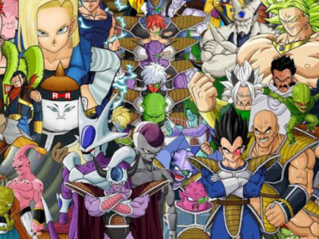 Adivinhe os nomes dos vilões de Dragon Ball