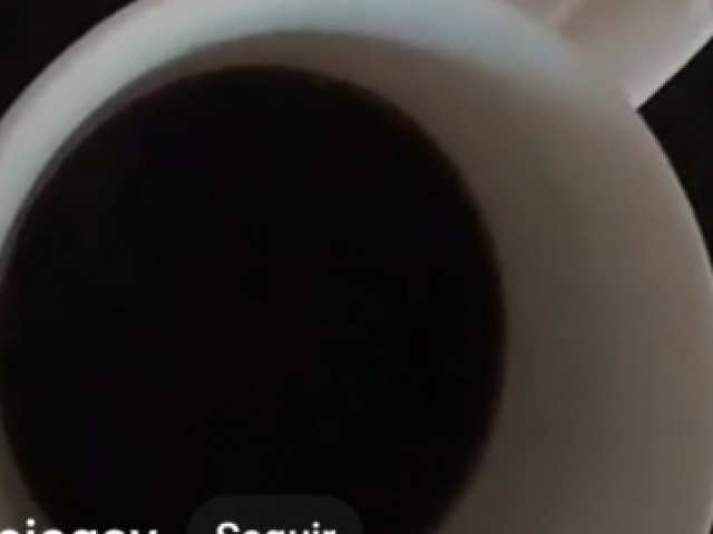 Só um café mesmo