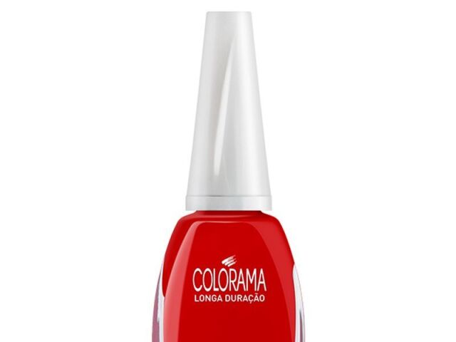 Esmalte vermelho