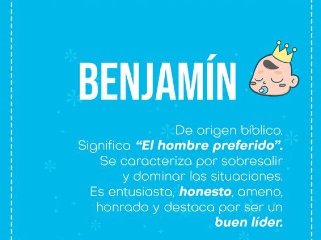 Benjamin (Benjamín)