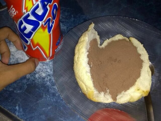 Pão com Nescau