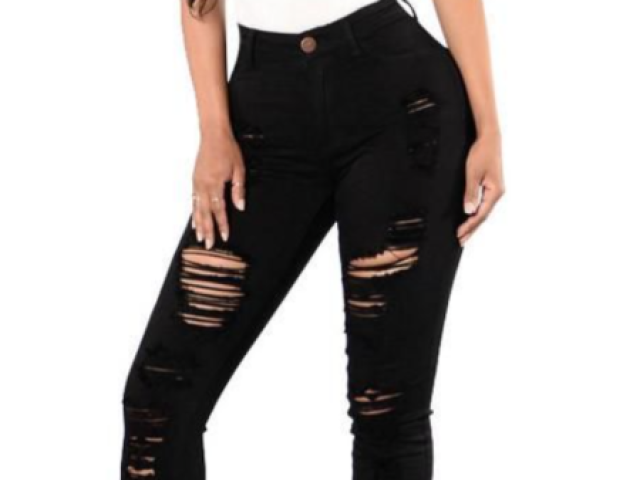 Essa calรงa jeans preta ๐ค
