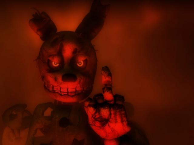 Springtrap,scraptrap,coelho safado,burntrap