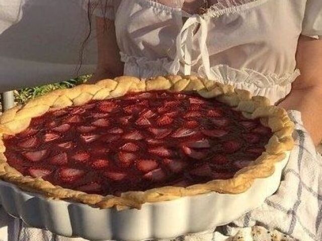 (acho) Torta de morango