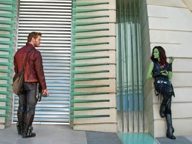 Gamora e Peter Quill