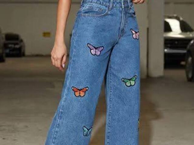 Calça estampada