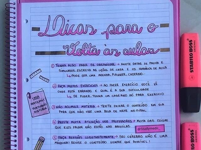 Um caderno