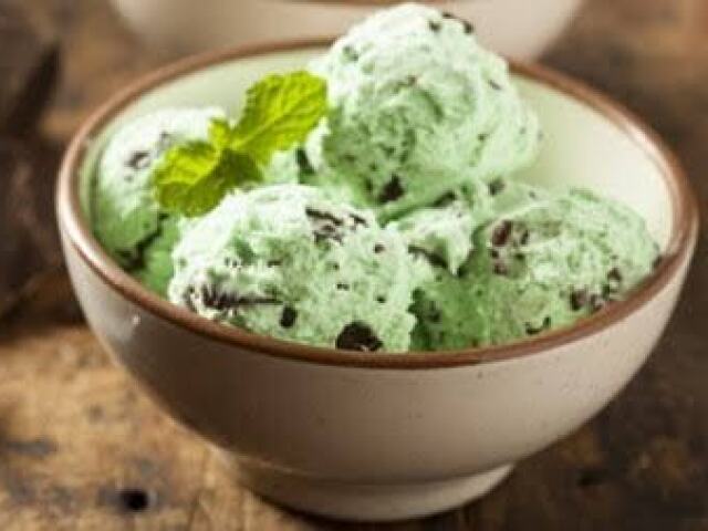 Menta com chocolate