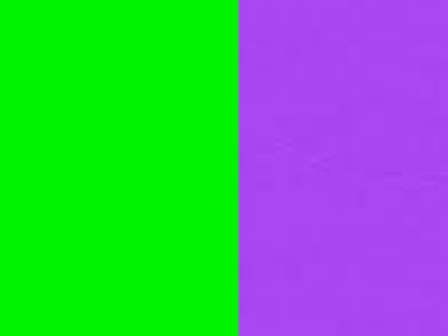 Verde e Roxo