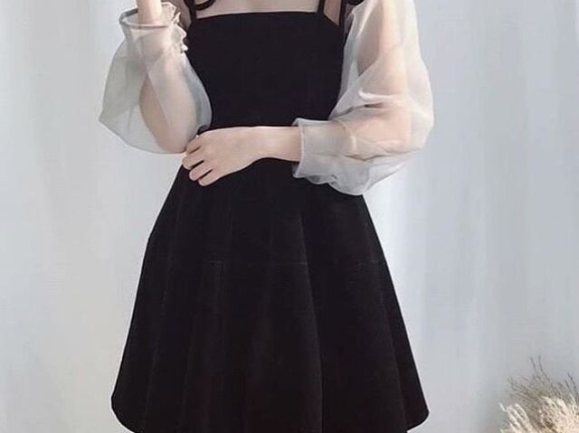 Um vestido preto moderno..., Meu deus melhor look ππππ½π»πβ οΈπΈοΈπ·οΈ