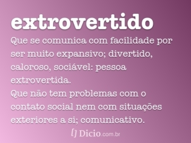 extrovertido