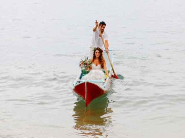 Chegando pelo mar, bem plena