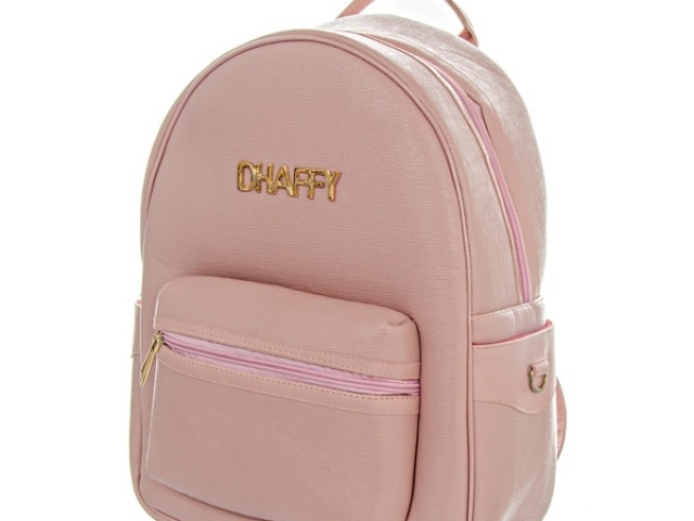 Mochila rosa super fofa