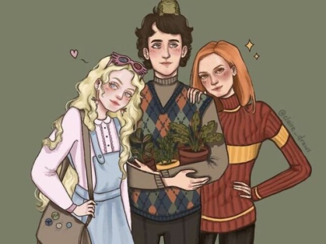 Luna, Neville e Gina