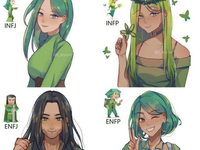 INFJ-INFP-ENTJ-ENFP