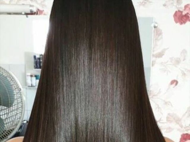 Cabelo liso solto