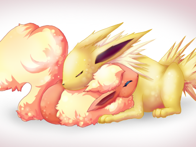 jolteon+flareon=💗