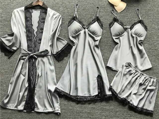 Pijama Curto Cinza
tbm