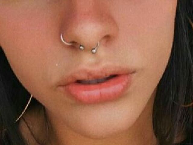 pircing no septo/nariz