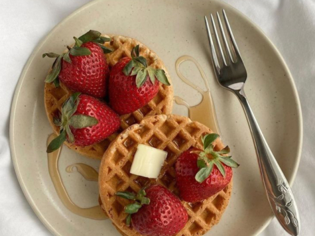 Waffle 🧇 & Morangos 🍓