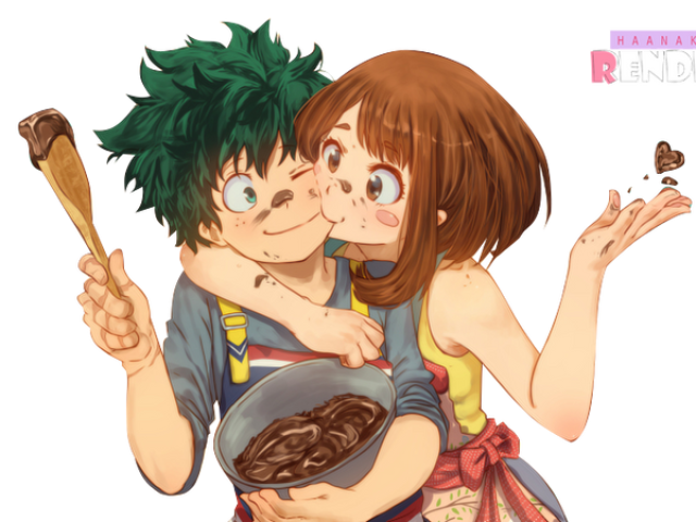 deku e uraraka