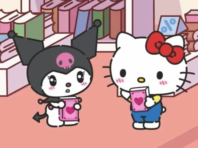 Hello kitty e Kuromi