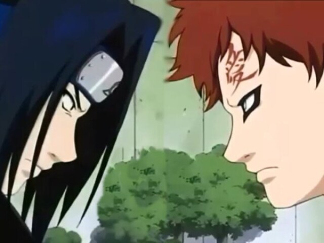 Gaara contra Sasuke