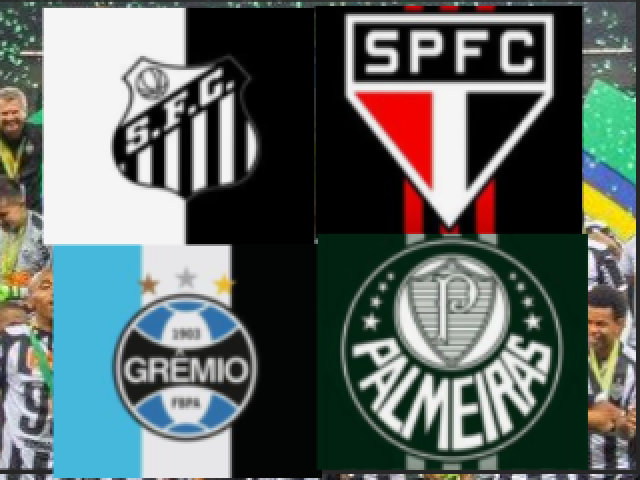 Palmeras, Sao Paulo, Gremio, Santos