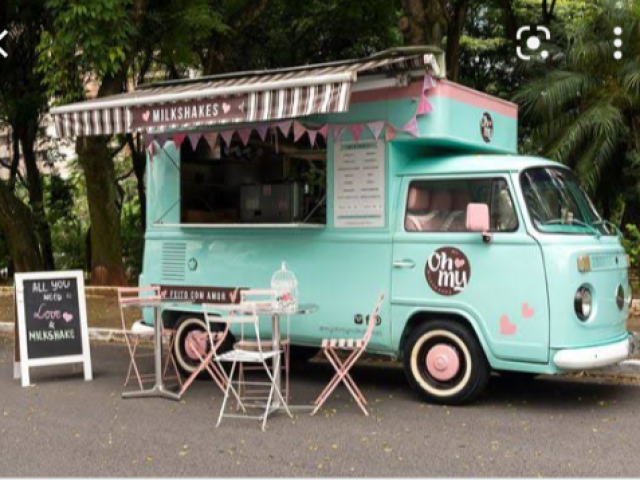 Para um Food truck (caminhão de comida)