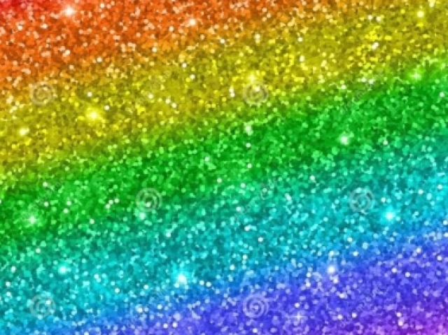 Cores com glitter