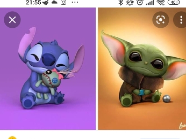 Beiby yoda e beiby stitch