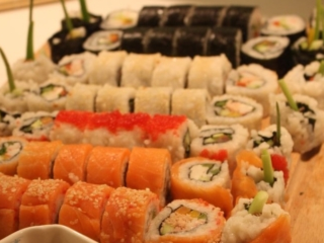 Sushi/comida japonesa