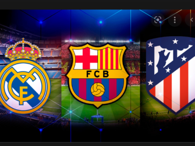 Real Madrid vs Atlético Madrid vs Barcelona