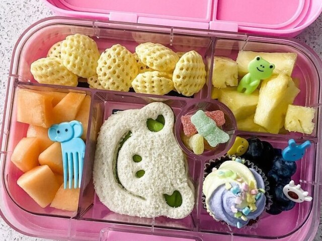 Ela não gostou muito do lanche
