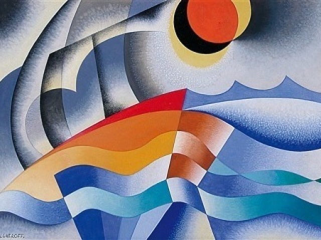 Paisagem marinha (1933), de Nikolay Diulgheroff