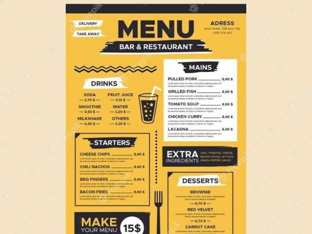 Menu! 💛