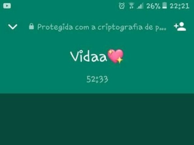 Ligação WhatsApp <3