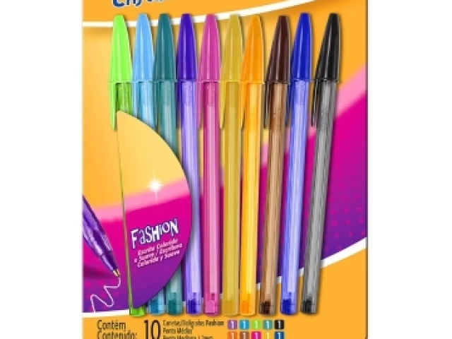 Canetas Bic fashion