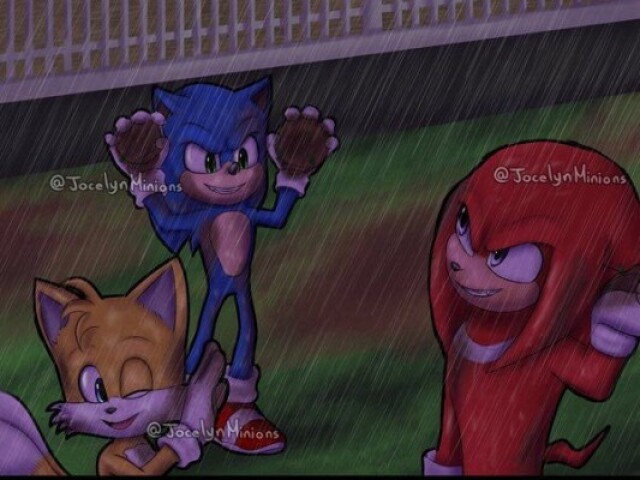 Sonic tails e Knuckles