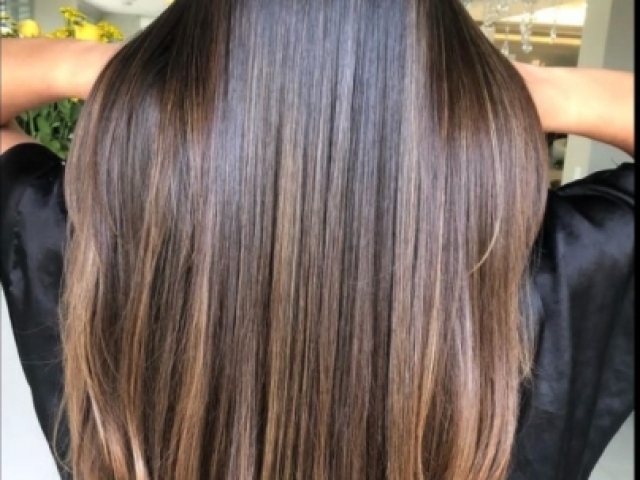 Apaixonei! Cabelo castanho Claro, Liso e Longo! 💓