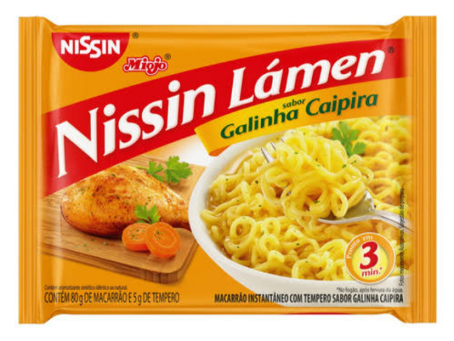 Nissin sabor Galinha Caipira