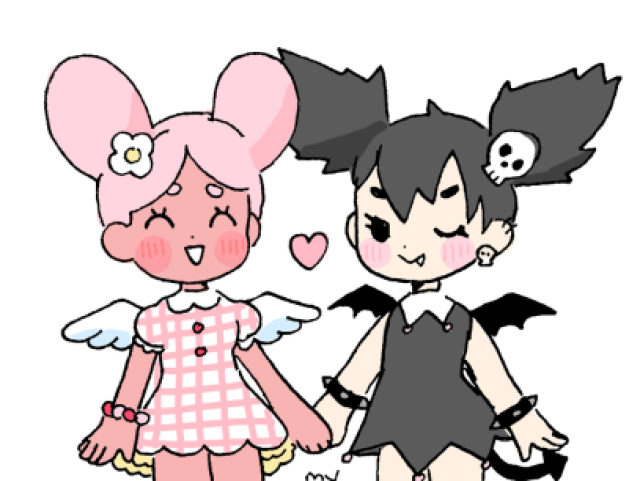 My Melody e Kuromi.