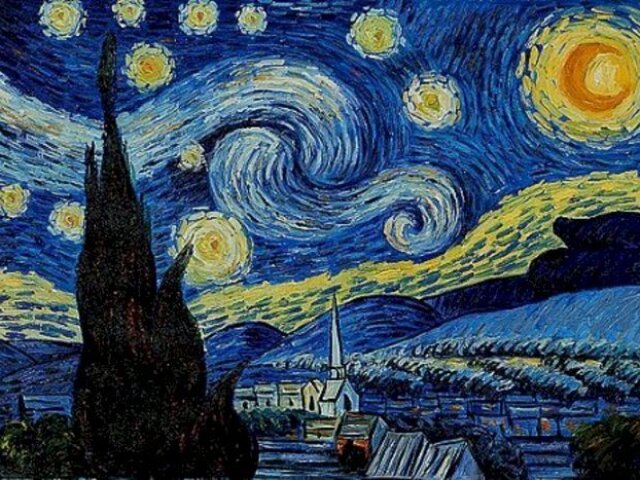 a noite estrelada - van gogh