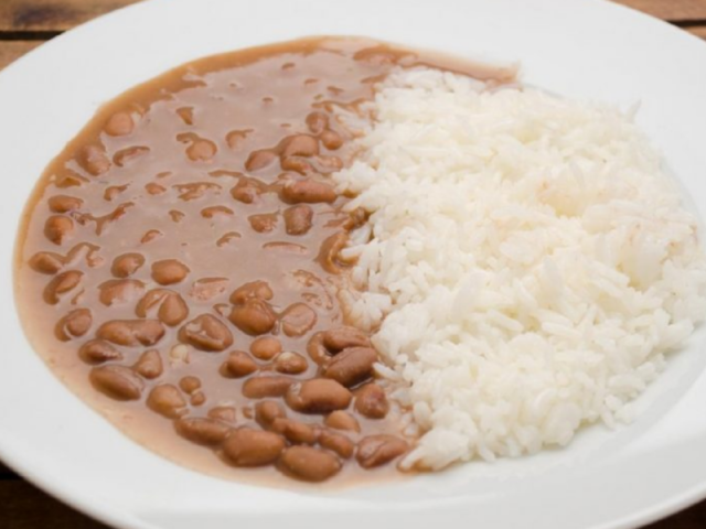 Arroz e feijão