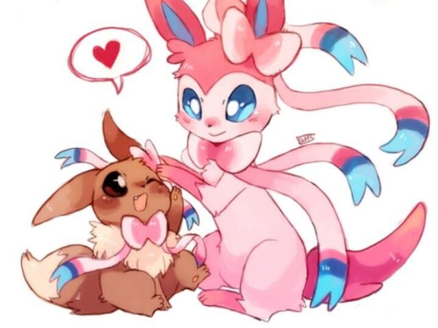 Sylveon e Eevee